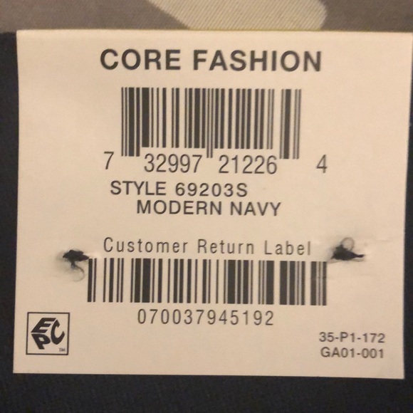 Alfani Navy Blue Trousers. - Picture 8 of 8